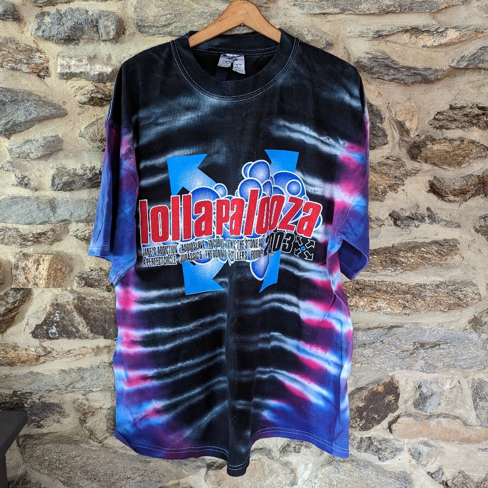 Lollapalooza 2003 tie dye y2k